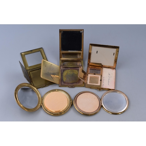 148 - Three Vintage Compacts including 1940s Centenary Compact, Stratton Houses of Parliament, BOAC, 1940s... 