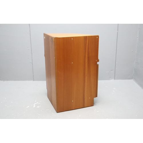 690 - Retro teak 1960s Nathan Corner Cabinet/Lamp Table (29.5