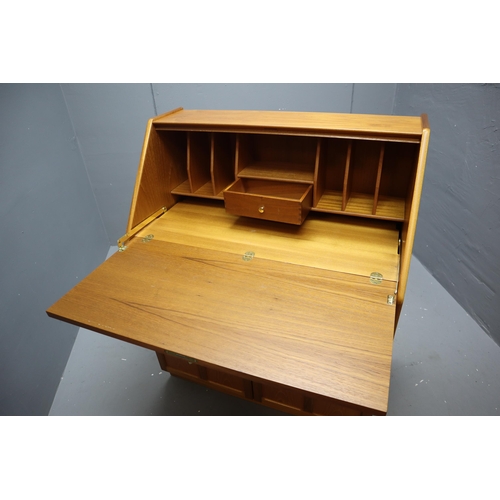 693 - Mid-Century Nathan Teak Writing Bureau (41