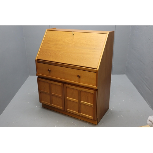 693 - Mid-Century Nathan Teak Writing Bureau (41