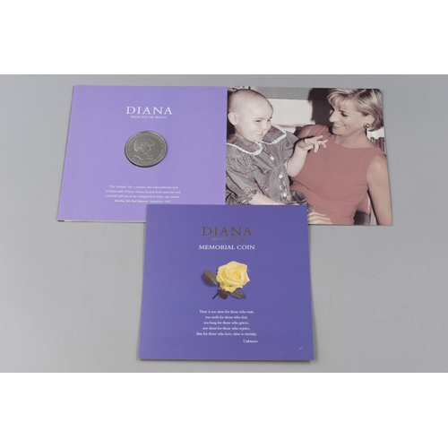 164 - A Diana Princess of Wales 1999 Five Pound Memorial Coin, In Presentation Pack