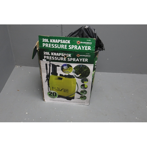 703 - Marksman 20L Knapsack Pressure Sprayer (No Gun)