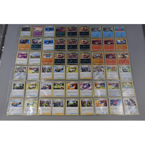 203 - Ten Sheets of Assorted Modern Pokemon Cards