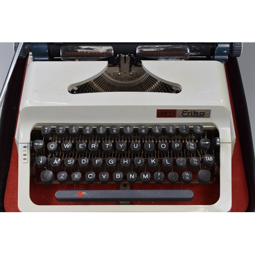 835 - A Daro Erika Typewriter, With Carry Case