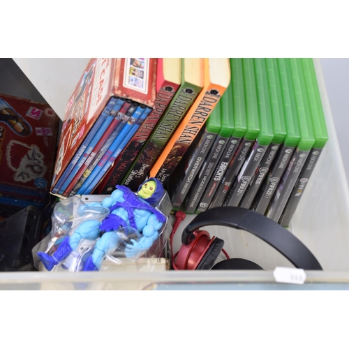 848 - Mixed Lot Including Xbox One Games, Game of Throne Complete Fifth Season Bluray DVD, THE NUT CASE DV... 