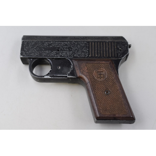 232 - Vintage GT Blank Fire 22 Starting Pistol Six Shot Magazine is Sticking and Needs Attention, Made in ... 