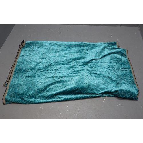 779 - Quality Soft Push Teal Fabric (approx 190