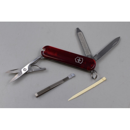 260 - A Cross Victorinox Ball Point Pen and Pocket Knife Set, In Presentation Box