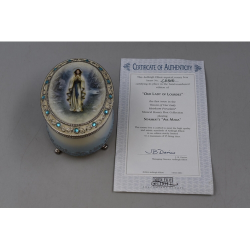 331 - 'Our Lady of Lourdes' by Hector Garrido, Part of the Musical Rosary Box Collection, No c6306 plays '... 