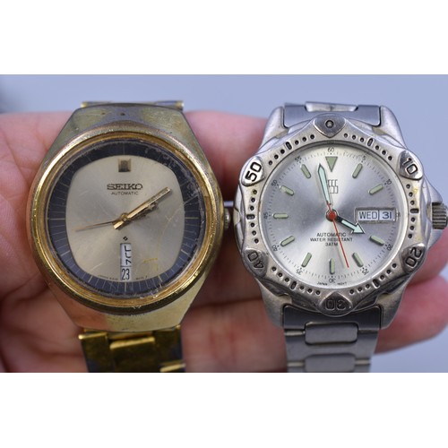 884 - Four Automatic Gents Watches To Include Yess, Eizele, And Others. Working