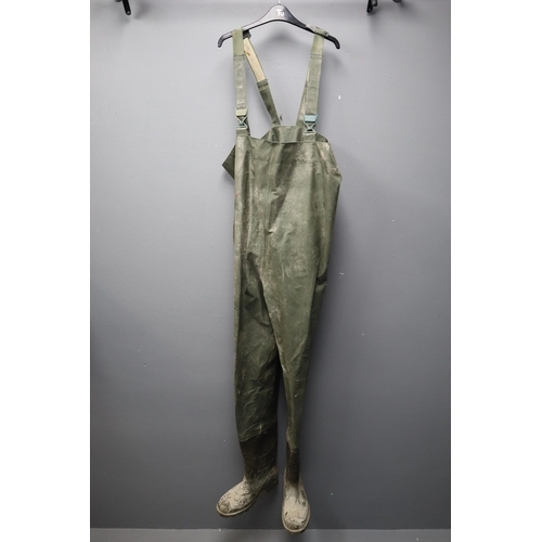 853A - A Set of Waterproof 'Plastiguel' Waders, Approx Size 9