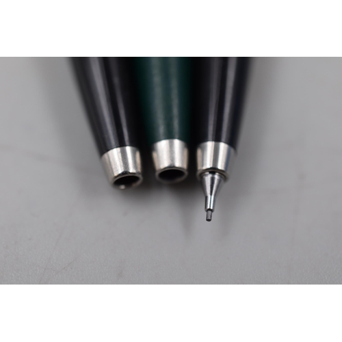 262 - A Parker Mechanical Pencil, With Two Parker Ball Point Pens (Require Refills)