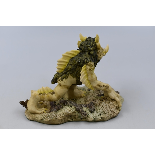 280 - An Enchantica Swamp Demon EN2028 Figure, With Original Box. Approx 11cm Tall