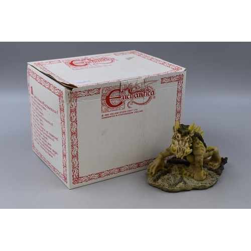 280 - An Enchantica Swamp Demon EN2028 Figure, With Original Box. Approx 11cm Tall