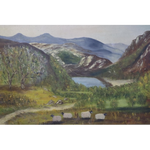 455 - Two Original Oil on Board Paintings of The Lake District (E Edmondson 'Rydal', And Mary Edmondson 'A... 