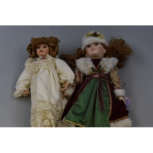 466 - Selection of Two Vintage Porcelain Dolls