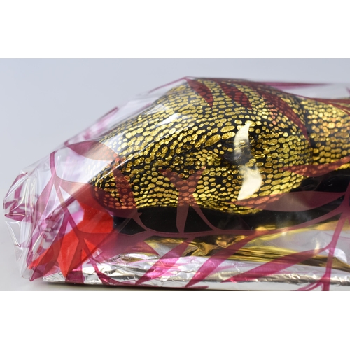 467 - Giftwrapped Soft Toy Snake, Kindly Wrapped and Donated, Charity Lot,  Would Make an Ideal Christmas ... 