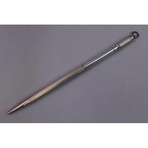 62 - A Sterling Silver Vintage Mechanical Pencil