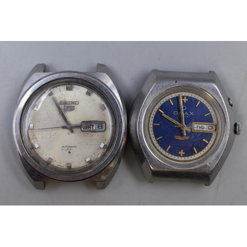 112 - Four Gents Automatic Watches (Spares or Repairs) To Include Fossil Automatic (Appears Working But Re... 