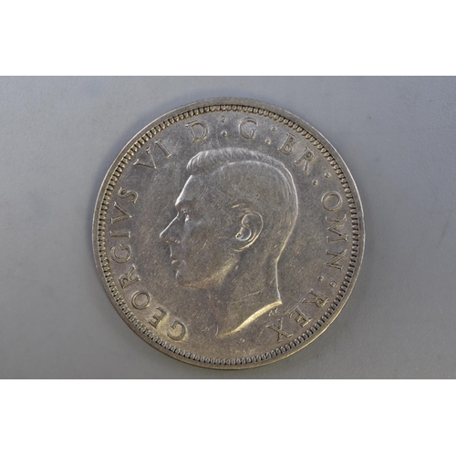 185 - A 1944 UK Silver Half Crown