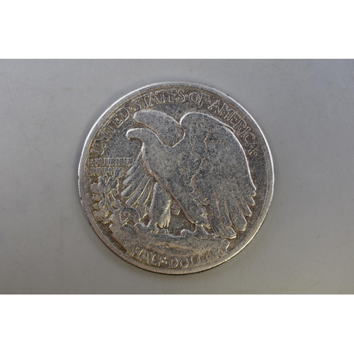 186 - A 1944 Silver USA Half Dollar