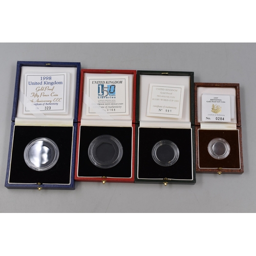 197 - Four Quality Coin Cases complete with Capsules