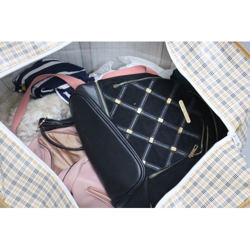 873 - Large Bag of Quality Unchecked Lucky Dip Clothing to include Coats, Tops, Handbags, Foot ware and mo... 