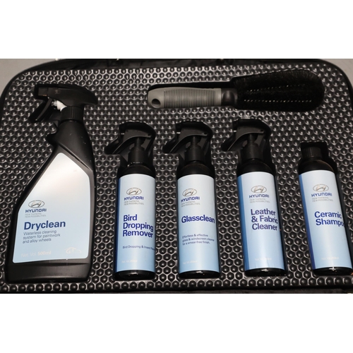 781 - Hyundai Cleaning Set Including Dryclean Spray, Bird Dropping Remover, Glassclean, Leather & Fabr... 