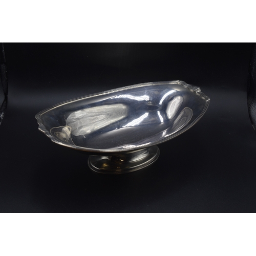 8 - London Hallmarked Silver Bon Bon Dish, circa. 1936 Maker G & S Co Ltd, Marked on Base Goldsmiths... 