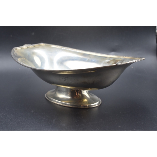 28 - London Hallmarked Silver Bon Bon Dish, circa. 1936 Maker G & S Co Ltd, Marked on Base Goldsmiths... 