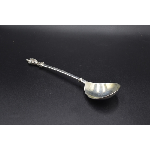 Chester Hallmarked Silver Serving Spoon, circa 1921 (81 grams)