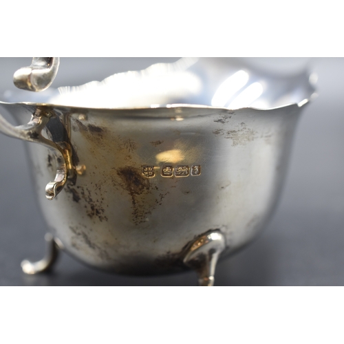 38 - Sheffield Hallmarked Silver Creamer, circa early 20th Century, Maker James Deakin & Sons (76 gra... 