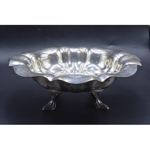 46 - Sheffield Hallmarked Silver Bowl, circa 1919, Maker Atkin Brothers (dia. 9