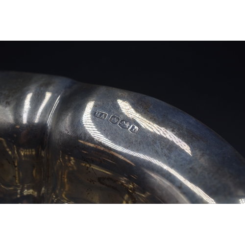 46 - Sheffield Hallmarked Silver Bowl, circa 1919, Maker Atkin Brothers (dia. 9