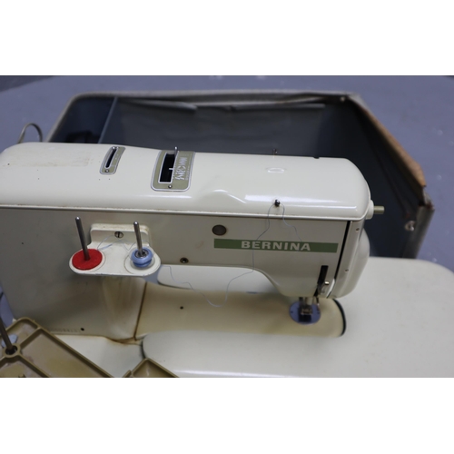 867 - A Cased Bernina 530-2 Sewing Machine, With Power Cable and Foot Pedal. In Working Order