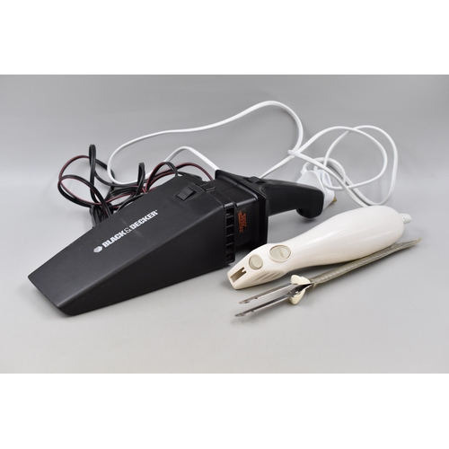 644 - Two Boxed items includes Electric Carving Knife (perfect for this time of year) and a Black & De... 