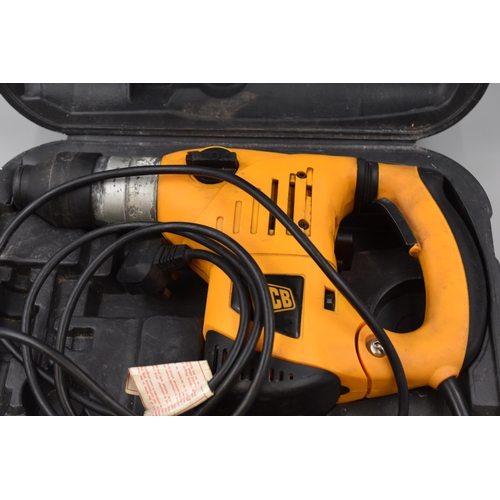 755 - JCB Rotary Hammer Drill Complete with Case (Working)