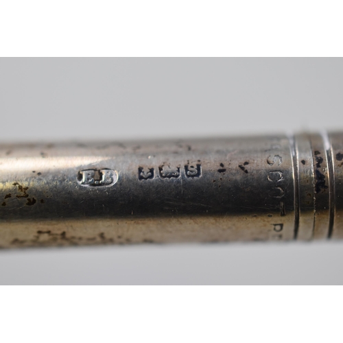 49 - Stunning Antique Birmingham Silver Hallmarked Yard of Lead Pencil .