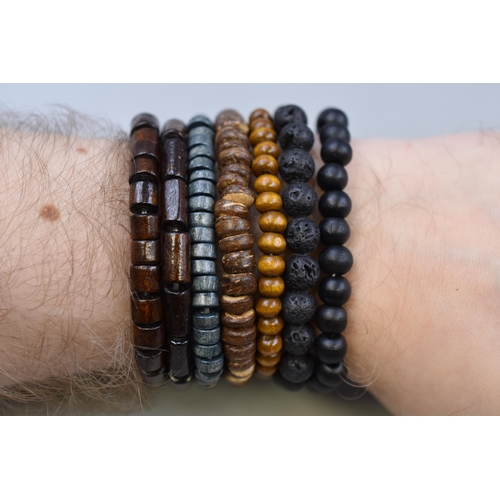 164 - Selection of Seven Men’s Bracelets