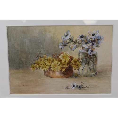 391 - Framed and Glazed Sidney P. Winder Still Life Water Colour Signed and dated by Artist 1917 approx 19... 