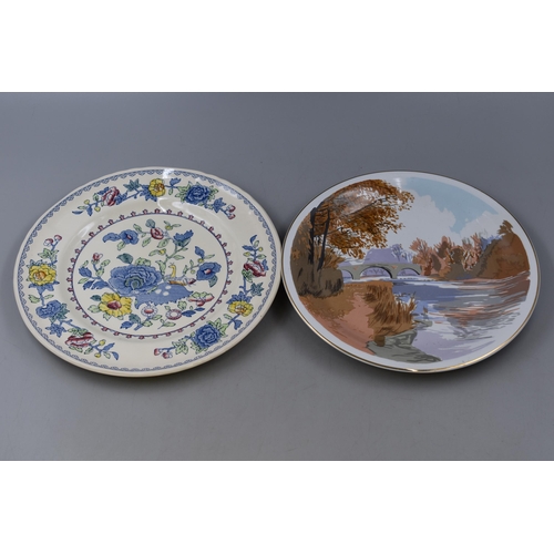 434 - Selection of Six Collectors Plates including Vohens Strauss, Alfred Meakin, Scoops, Masons and More