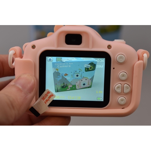 462 - Children's fun camera dinosaur fun (pink)