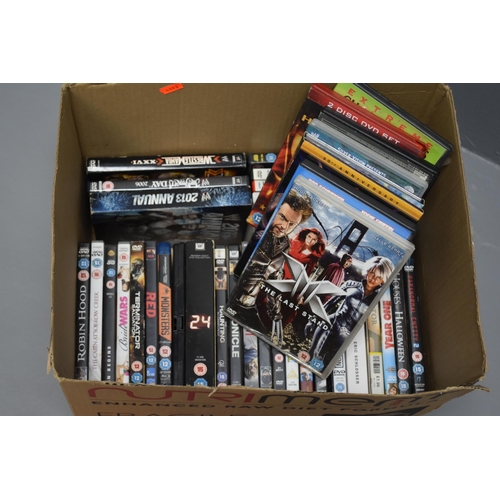 796 - Selection of DVDs to Include Naruto Anime Season 2 and 3, Purge, The Great Escape, Paranormal Entity... 