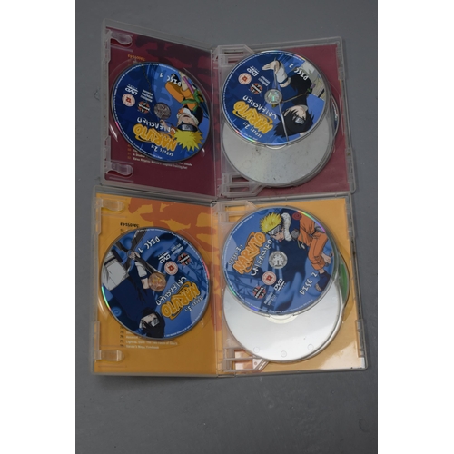 796 - Selection of DVDs to Include Naruto Anime Season 2 and 3, Purge, The Great Escape, Paranormal Entity... 