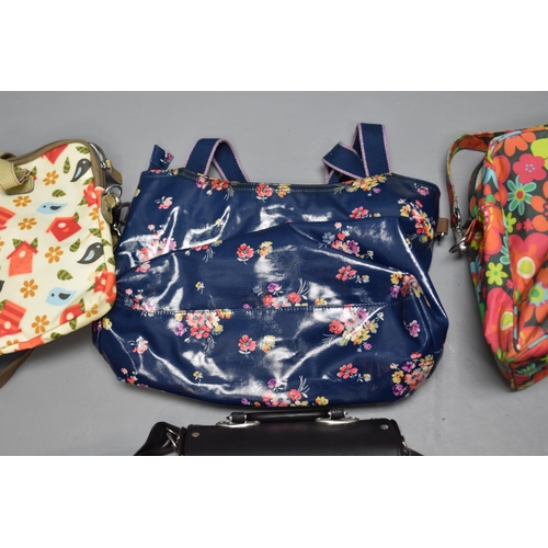 804 - A Selection of Various Designer Hangbags, To Include Cath Kidson, Stone Mountain, And More