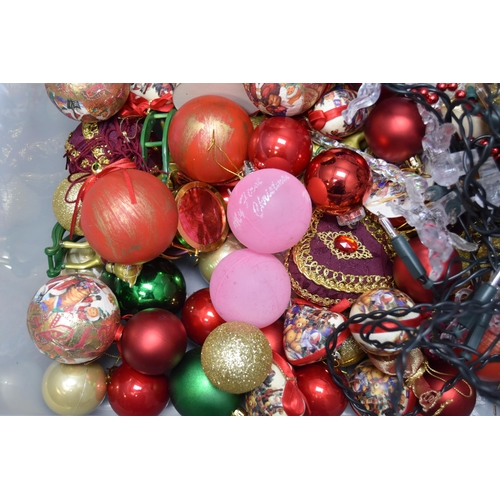 833 - LARGE Collection of Christmas Decorations to include Vintage Baubles