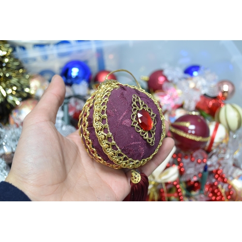 833 - LARGE Collection of Christmas Decorations to include Vintage Baubles