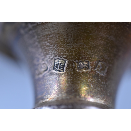 187 - Birmingham Hallmarked Silver Bud Vase, 1973 (4.5