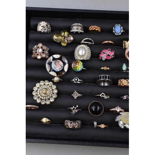 130 - A Selection of Approx 60 Assorted Designer Rings