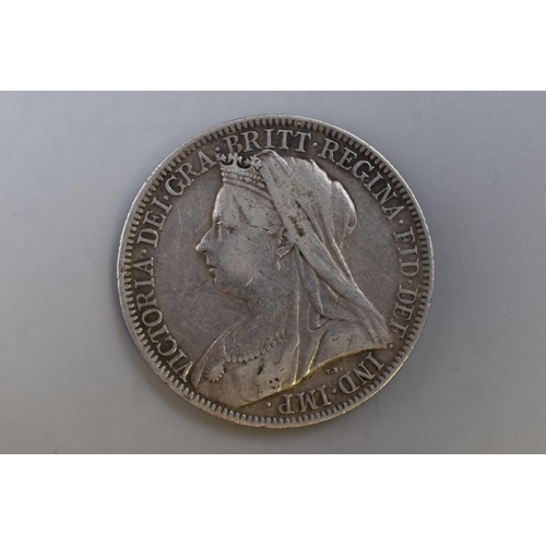 142 - Victoria 1900 Silver Florin